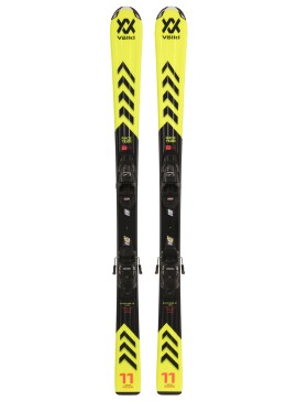 Ski Copii Volkl Racetiger Jr Yellow cu Legaturi Marker 7.0 vMotion